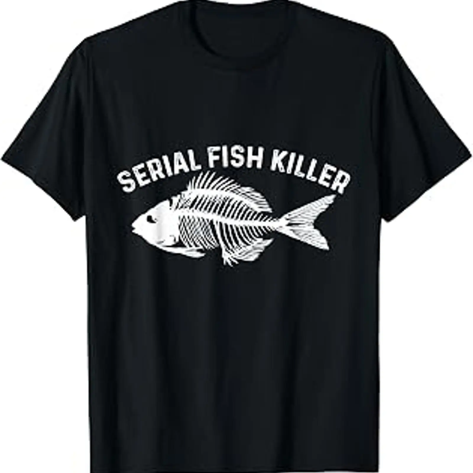 Fishing Rod Ice - Футболка унисекс с принтом «Serial Fish