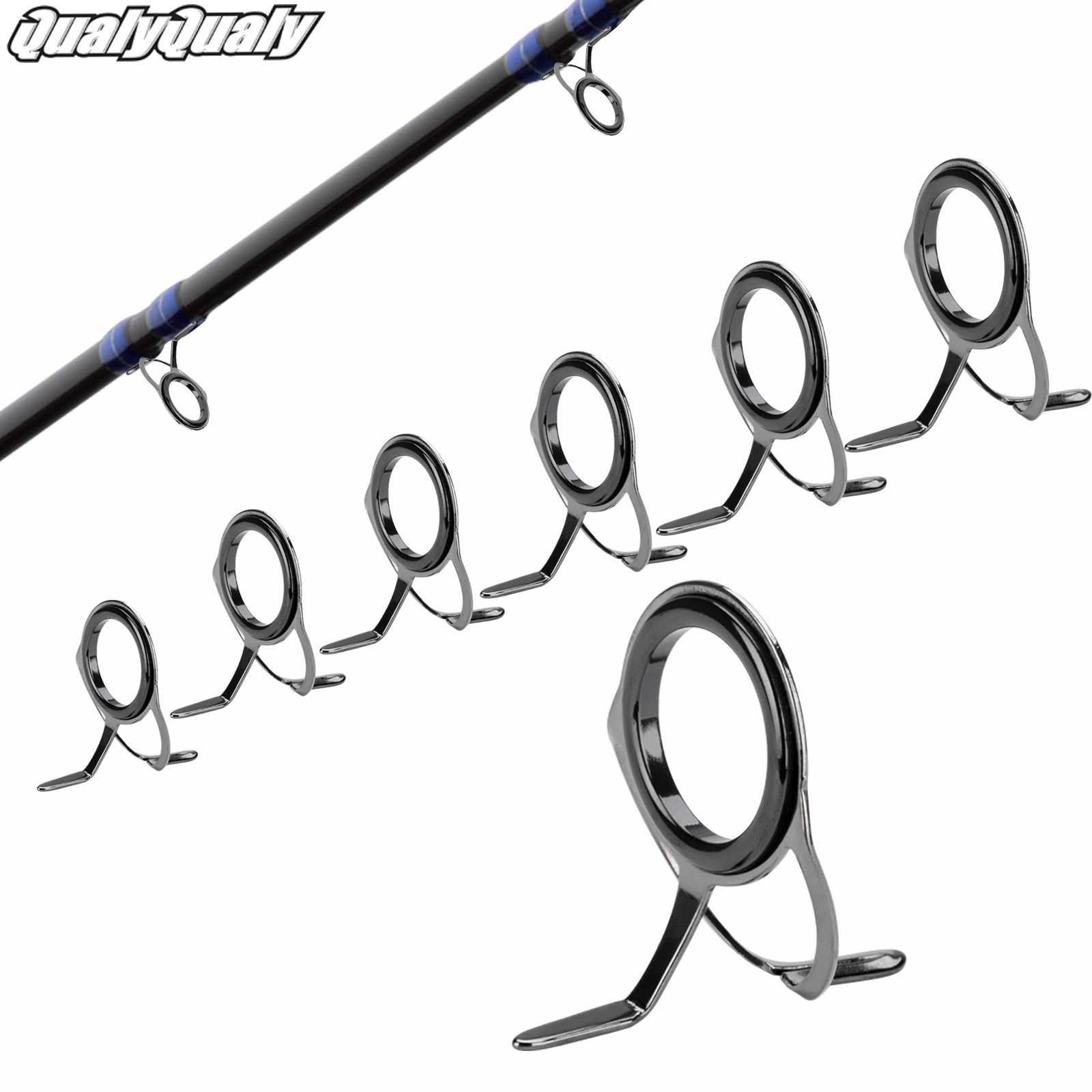 7 шт., ремонтный комплект напр – обзор и цена Fishing Rod Guide Replacement