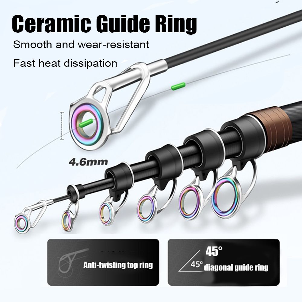 2,1-4,5 м телескопическая удоч – обзор и цена Fishing Rod Surf